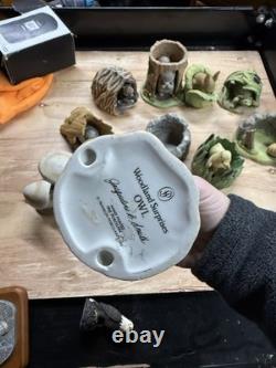 VTG Lot Collection 10 Franklin Mint Safari Surprises Porcelain Animal Figurines