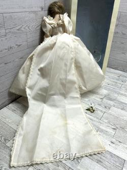 VTG Princess Diana in her Wedding Dress 19 Portrait Doll Franklin Mint With Box