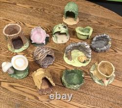 VTG Set Of 12 Franklin Mint 1984 Woodland Surprises Animal Figurines