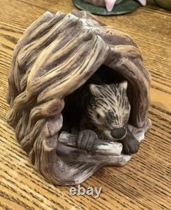 VTG Set Of 12 Franklin Mint 1984 Woodland Surprises Animal Figurines