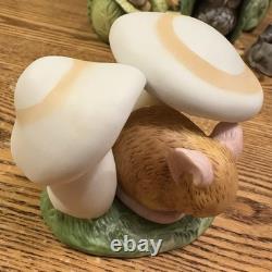 VTG Set Of 12 Franklin Mint 1984 Woodland Surprises Animal Figurines