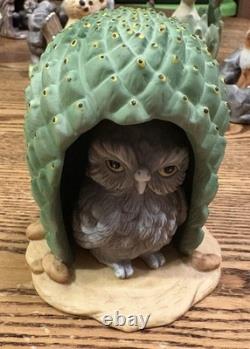 VTG Set Of 12 Franklin Mint 1984 Woodland Surprises Animal Figurines