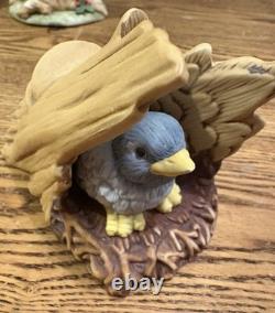 VTG Set Of 12 Franklin Mint 1984 Woodland Surprises Animal Figurines