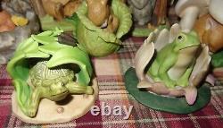 VTG Set Of 12 Franklin Mint 1984 Woodland Surprises Animal Figurines with Boxes
