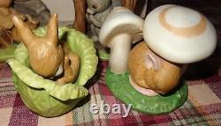 VTG Set Of 12 Franklin Mint 1984 Woodland Surprises Animal Figurines with Boxes