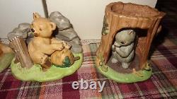 VTG Set Of 12 Franklin Mint 1984 Woodland Surprises Animal Figurines with Boxes