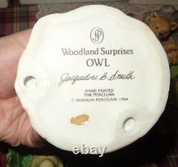 VTG Set Of 12 Franklin Mint 1984 Woodland Surprises Animal Figurines with Boxes