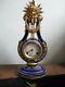 V & A Marie Antoinette Mantel Clock, Franklin Mint, Key WORKING ORDER, CHIMES