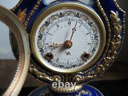 V & A Marie Antoinette Mantel Clock, Franklin Mint, Key WORKING ORDER, CHIMES