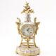 V&A Museum Marie Antoinette Porcelain Striking Mantel Clock Working RARE