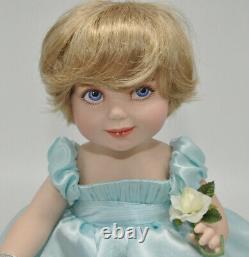 Very Cute Franklin Mint Porcelain Doll Baby Princess Diana Portrait with Tag