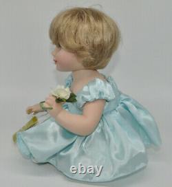 Very Cute Franklin Mint Porcelain Doll Baby Princess Diana Portrait with Tag