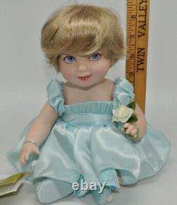 Very Cute Franklin Mint Porcelain Doll Baby Princess Diana Portrait with Tag