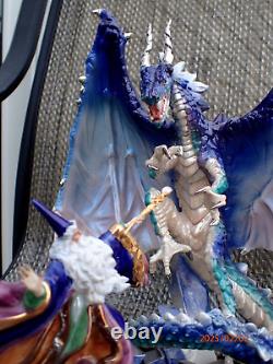 Very Nice Franklin Mint Dragon Spell Miles Pinkney Fine Porcelain Sculpture