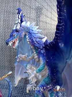 Very Nice Franklin Mint Dragon Spell Miles Pinkney Fine Porcelain Sculpture