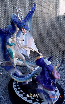 Very Nice Franklin Mint Dragon Spell Miles Pinkney Fine Porcelain Sculpture
