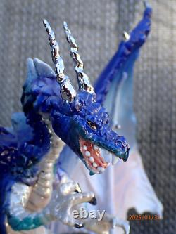 Very Nice Franklin Mint Dragon Spell Miles Pinkney Fine Porcelain Sculpture