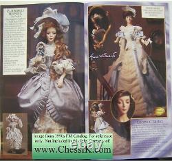 Very Rare Franklin Mint Guinevere Queen Of Camelot Porcelain Doll 18 with Accssry