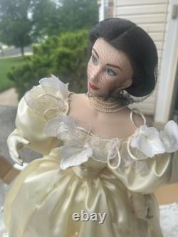 Very Rare Franklin Mint Scarlett Bride GWTW Gone with the Wind Gorgeous Doll $ave
