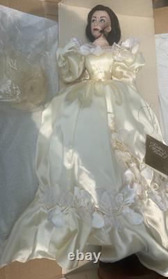 Very Rare Franklin Mint Scarlett Bride GWTW Gone with the Wind Gorgeous Doll $ave