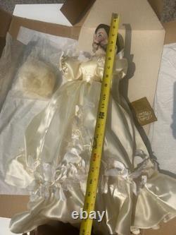 Very Rare Franklin Mint Scarlett Bride GWTW Gone with the Wind Gorgeous Doll $ave