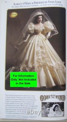 Very Rare Franklin Mint Scarlett Bride GWTW Gone with the Wind Gorgeous Doll $ave