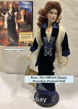 Very Rare Franklin Mint Scarlett GWTW Gone with the Wind Gorgeous Doll $ave