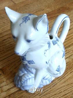 Vintage 10 Country Friends 1986&87 Franklin Mint Creamer By Hallie Greer animals