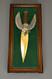 Vintage 13 Mounted Franklin Mint Dagger / Owl Porcelain Holding Snake