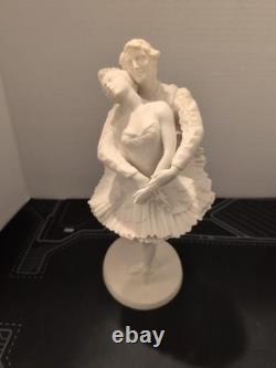 Vintage 1977 Franklin Porcelain Royal Ballet Swan Lake 9.5 See Description