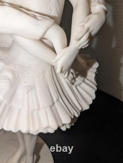 Vintage 1977 Franklin Porcelain Royal Ballet Swan Lake 9.5 See Description