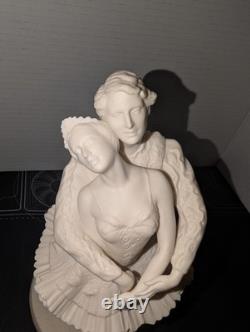 Vintage 1977 Franklin Porcelain Royal Ballet Swan Lake 9.5 See Description