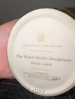 Vintage 1977 Franklin Porcelain Royal Ballet Swan Lake 9.5 See Description Vintage 1977 Franklin Porcelain Royal Ballet Swan Lake 9.5 See Description