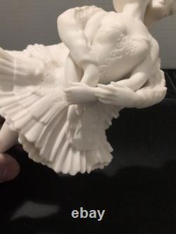 Vintage 1977 Franklin Porcelain Royal Ballet Swan Lake 9.5 See Description