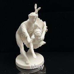 Vintage 1977 Franklin Porcelain The Royal Ballet Sculpture Swan Lake 10x8
