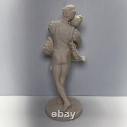 Vintage 1977 Franklin Porcelain The Royal Ballet Sculpture Swan Lake 9.5 Tall