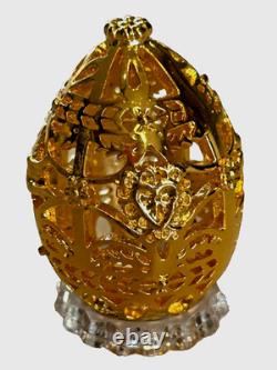 Vintage 1988 FRANKLIN MINT Collector's Treasury of EGGS SET OF 11 withstands