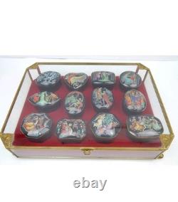 Vintage 1988 Porcelain Music Boxes Franklin Mint Russian Ballet Set of 12