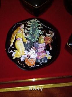 Vintage 1988 Porcelain Music Boxes Franklin Mint Russian Ballet Set of 12