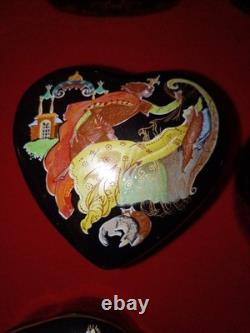 Vintage 1988 Porcelain Music Boxes Franklin Mint Russian Ballet Set of 12