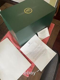Vintage 1988 The Franklin Mint Kris Kringle, By Ronald Ruyckevelt, Paperwork, Box