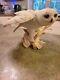 Vintage 1989 Beautiful Lifelike Porcelain SNOWY OWL Figurine Franklin Mint 8.75