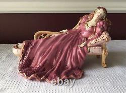 Vintage 1989 Franklin Mint Fine Porcelain Sleeping Beauty Figurine