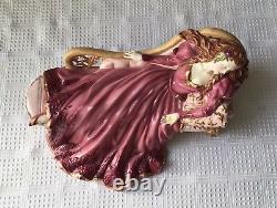 Vintage 1989 Franklin Mint Fine Porcelain Sleeping Beauty Figurine