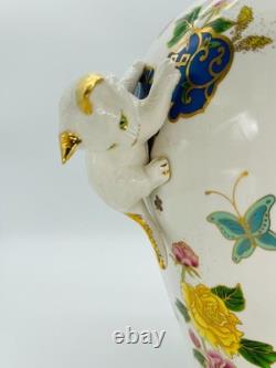 Vintage 1989 Franklin Mint Vase of Imperial Cats Toshiharu Kitagawa