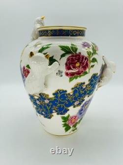 Vintage 1989 Franklin Mint Vase of Imperial Cats Toshiharu Kitagawa