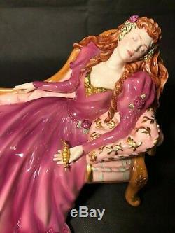 Vintage 1989 Sleeping Beauty Franklin Mint Disney Porcelain Figurine Gerda Neuba