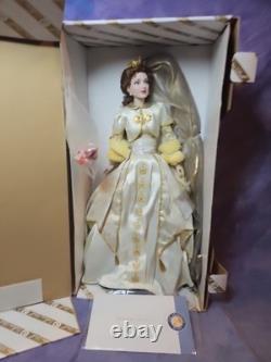 Vintage 1998 Franklin Mint Heirloom Faberge Sonya Fall Bride Porcelain Doll