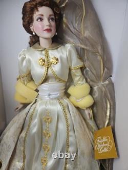 Vintage 1998 Franklin Mint Heirloom Faberge Sonya Fall Bride Porcelain Doll