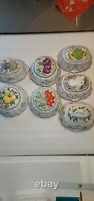 Vintage 7 Franklin Mint Le Cordon Bleu Decorative Jello Molds